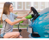 Qoltec Mobilna ładowarka EV z regulacją 2w1 Typ2 (3.5kW, 230V, 4m) - 1483418 - zdjęcie 6
